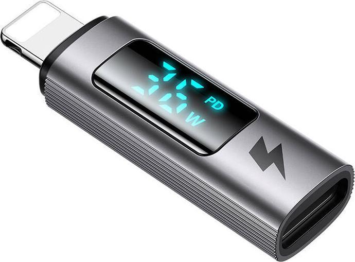 Actual product image Mcdodo USB-C to Lightning adapter, OT-6100, 36W (black) (USB Type C, Lightning)