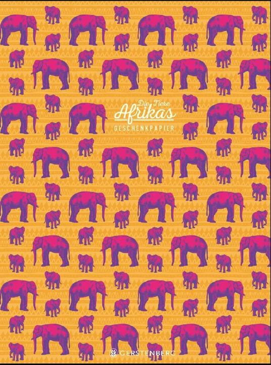 Produktbild Tiere Afrikas Geschenkpapier-Heft Motiv (Geschenkpapier, 2 x)