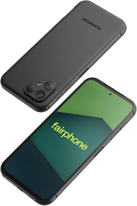 Actual product image Fairphone 5 (256 GB, Black matte, 6.46", SIM + eSIM, 50 Mpx, 5G)
