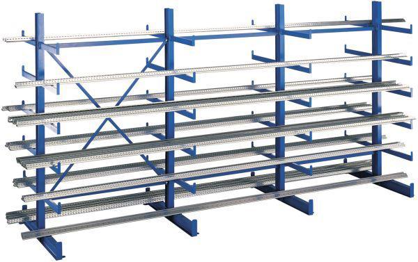 Produktbild Schulte Lagertechnik K 1000 Kragarm-Anbauregal 1 Ständer - 2-seitig
