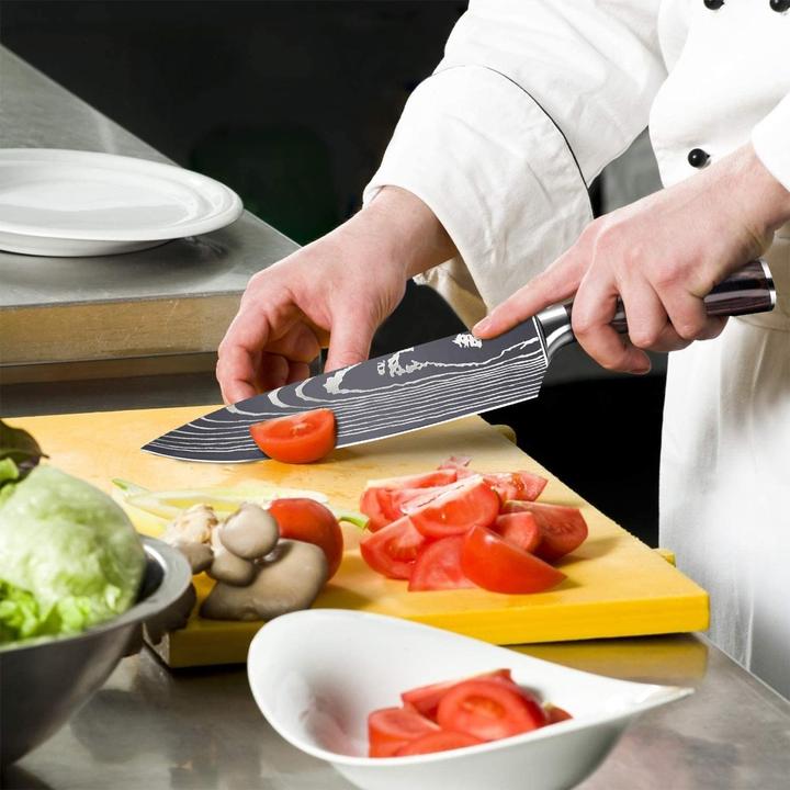 Actual product image Kepeak Scharfe Kochmesser aus Edelstahl (20 cm)