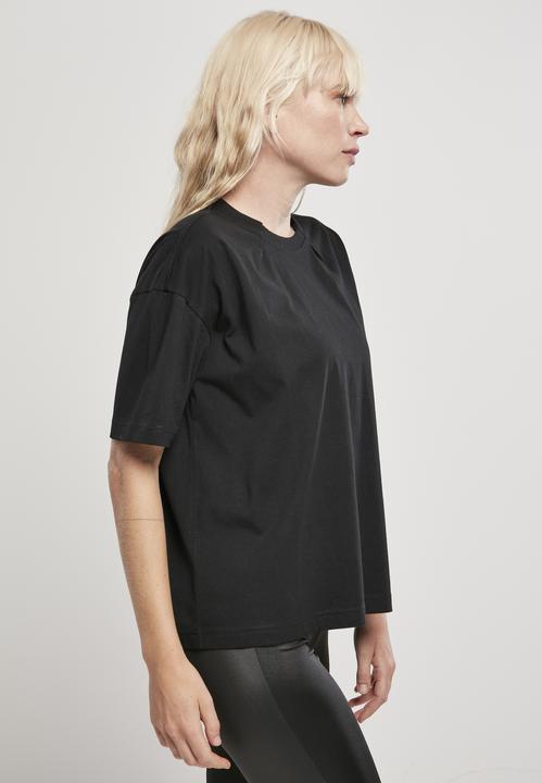 Actual product image Urban Classics Ladies Organic Oversized Pleat Tee 2-Pack (M)