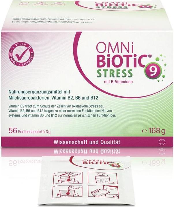 Actual product image Omni Biotic Stress with B vitamins (56 Piece, Powder, 168 g)