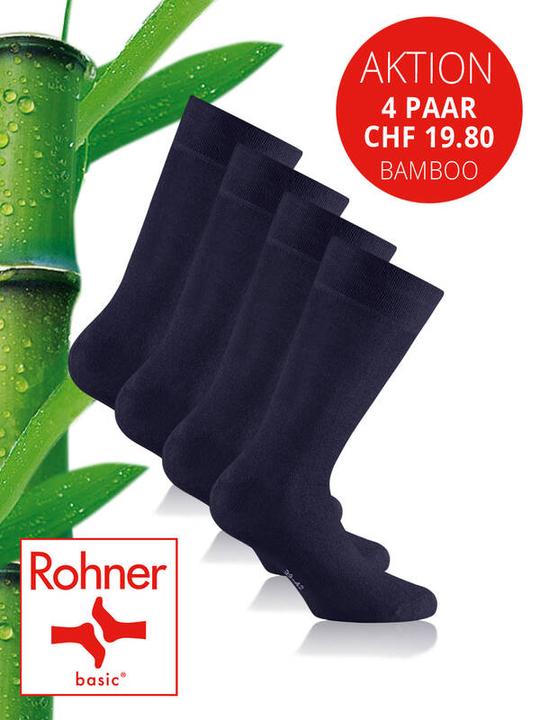 Rohner 4erPack BAMBOO marine
