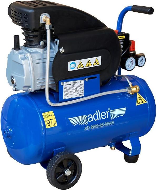 Produktbild Adler COMPRESSOR 24l AD 2020-25-8BAR 230V (8 Bar, 24 l)
