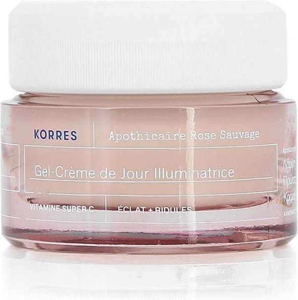 Actual product image Korres Apothecary Wild Rose Gel-Cream for radiant complexion - normal and combination skin (40 ml, Day cream, Face gel)