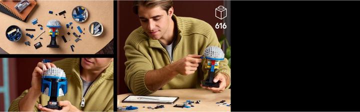 Actual product image LEGO Jango Fett™ helmet (75408, LEGO Star Wars)