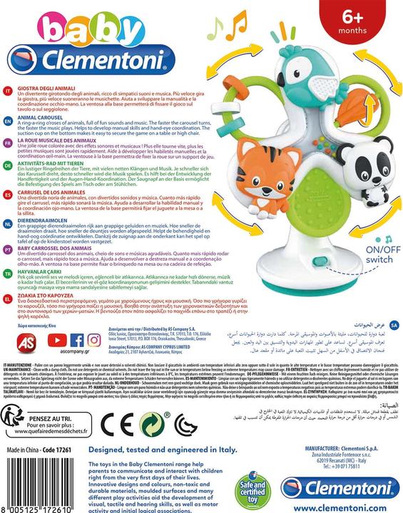 Produktbild Clementoni Baby - Ring und Ring Tiere