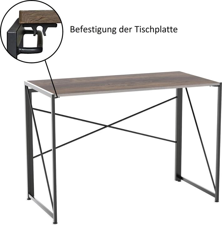 Produktbild Intirilife Rustikaler Tisch (100 x 50 x 75 cm)