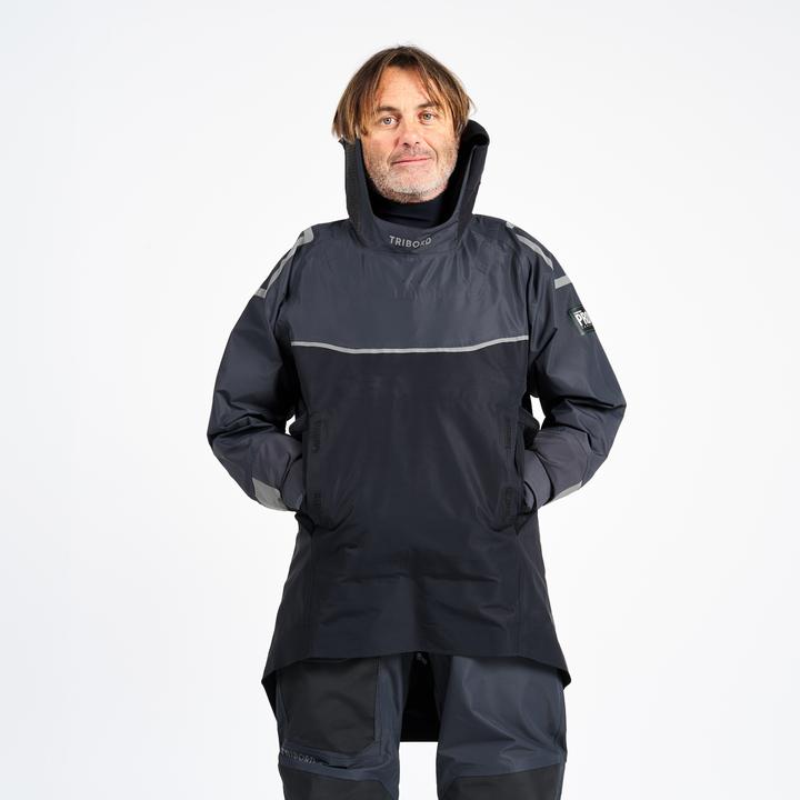 Produktbild Tribord Schlupfjacke Segeln Herren lang Offshore Pro Series dunkelgrau (XL)