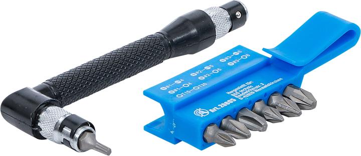 Image du produit BGS Porte-embouts angulaire avec 7 embouts doubles 6,3 mm (1/4") 8 pièces (6,3 mm)