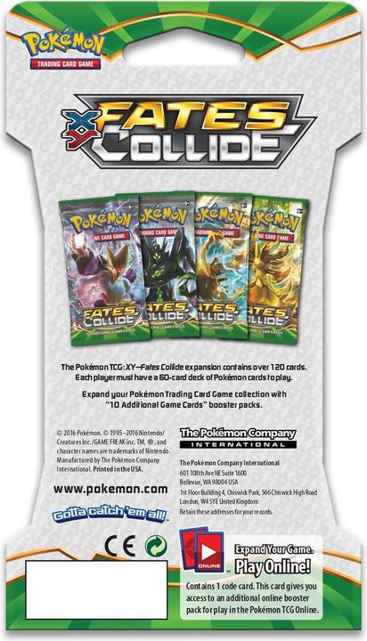 Produktbild Pokémon Fates Collide (Englisch, Booster Pack)