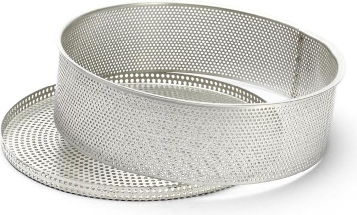 Image du produit de Buyer Moule à Cake En Inox Perforé Fond Amovible 20x6.5cm (20 cm)