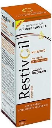 Actual product image Chefaro Pharma Restivoil Nutritive Oil Shampoo for Dry and Dull Hair 250ml (250 ml, Liquid shampoo)