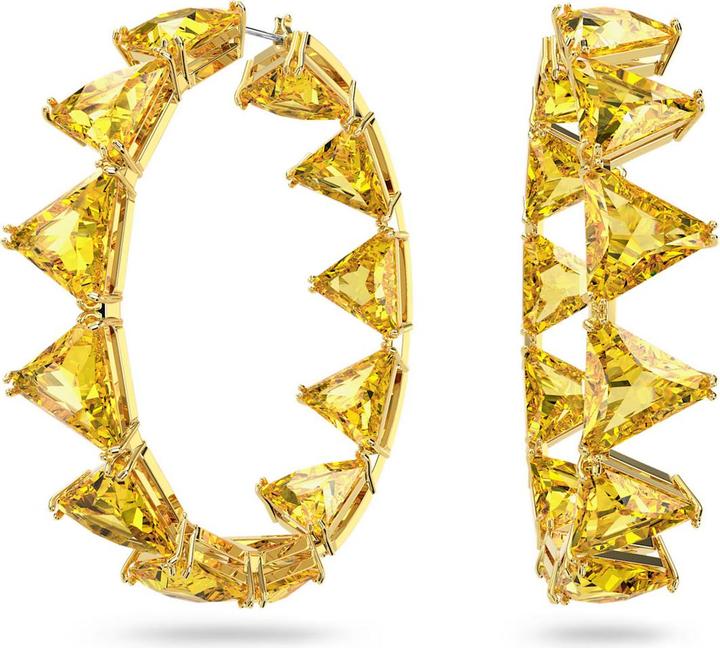 Image du produit Swarovski Créoles Ortyx en or (Métal Swarovski)