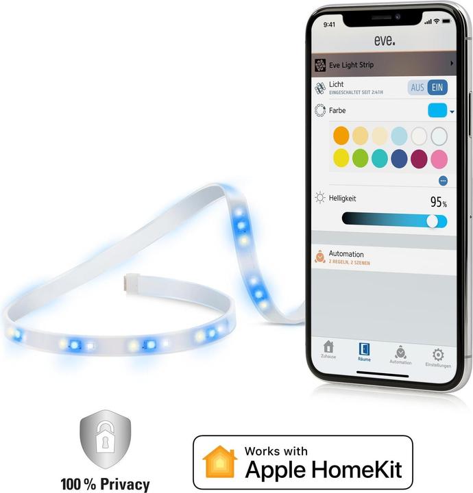 Produktbild Eve Light Strip (Mehrfarbig, 200 cm, Indoor)