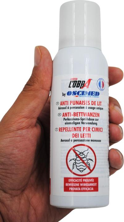 Immagine prodotto Oscimed Sa SUPER COBRA Spray anti cimici dei letti 125ml (Cimici dei letti)