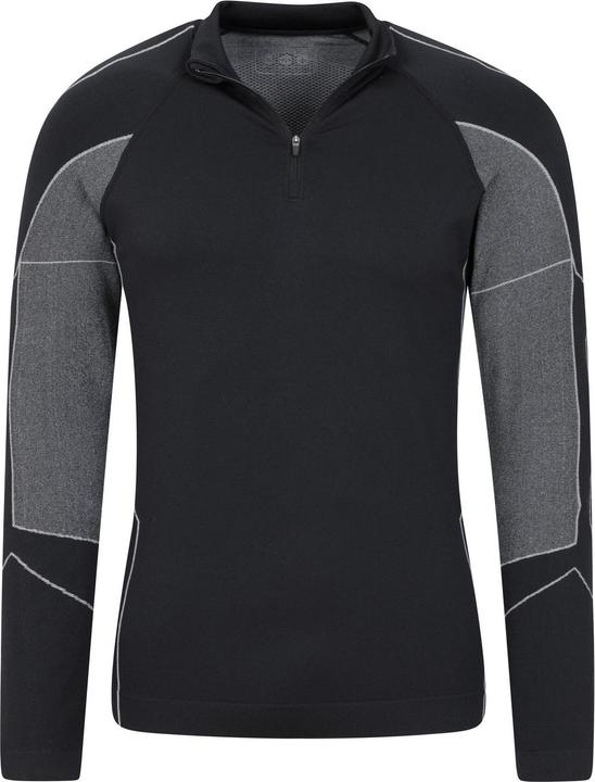Actual product image Mountain Warehouse Mens Quiver II Seamless Base Layer Top (XS)