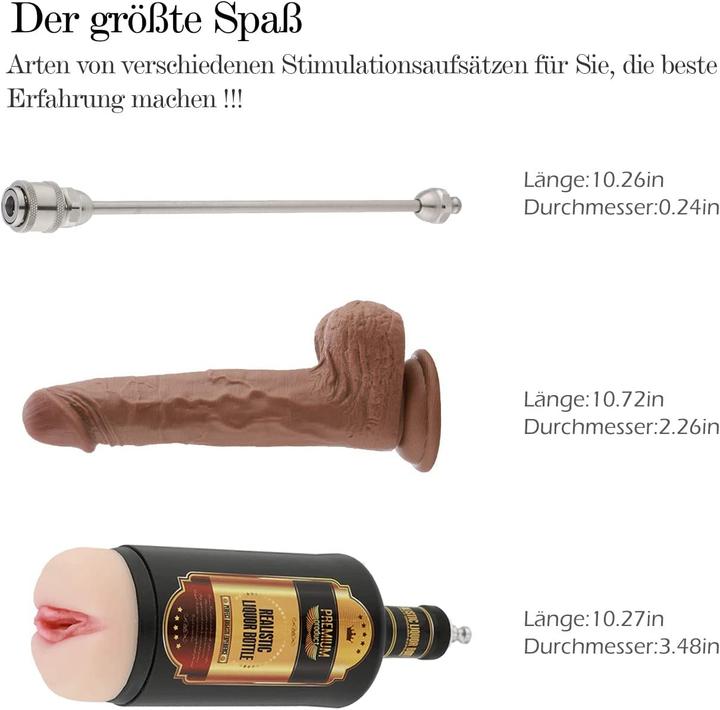 Actual product image Auxfun Sex machine for men