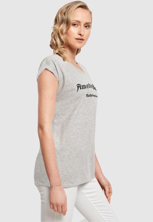 Actual product image Merchcode Ladies Amsterdam Extended Shoulder Tee - 113111 (S)