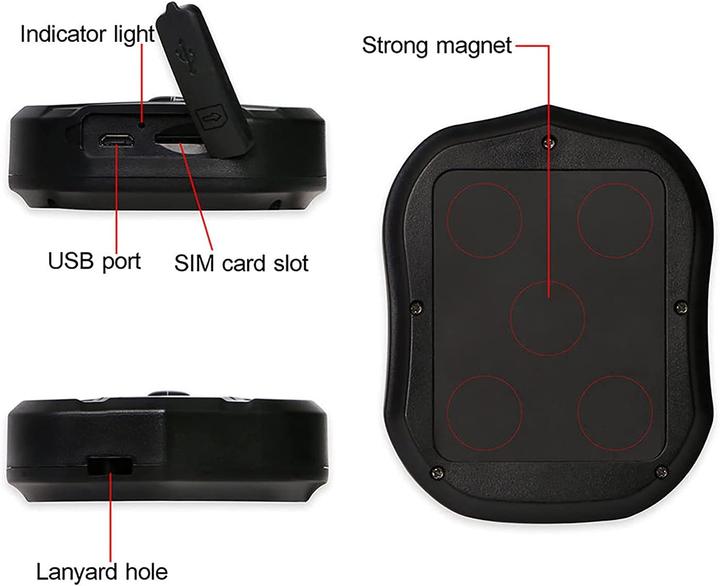Produktbild Kuce 4G GPS Tracker TK905 (iOS, Windows)