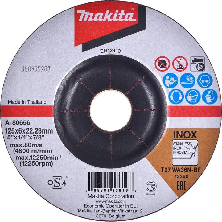 Produktbild Makita 40V 125mm Akku-Winkelschleifer GA013GZ (125 mm)