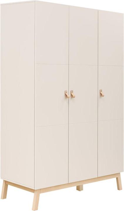 Produktbild Bopita 3-Türiger Schrank Lines Dune/Natur (135 cm)