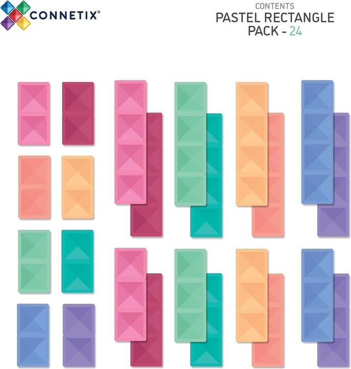 Actual product image Connetix Magnetic building blocks