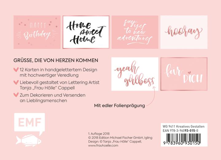 Actual product image Hooray - 12 handlettering postcards (12 pcs.)