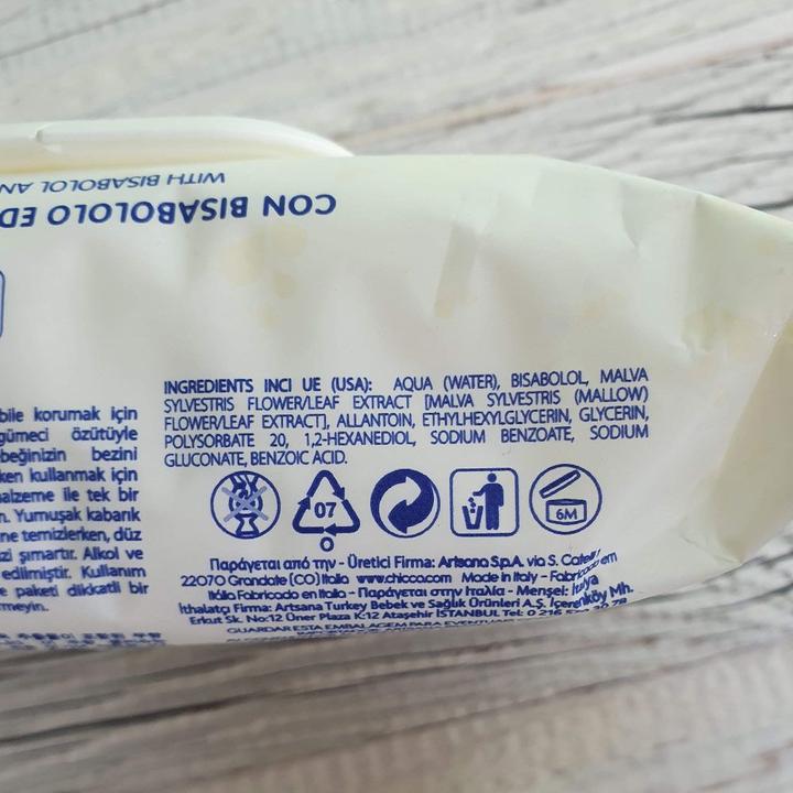 Actual product image Chicco Cleaning cloths (72 Piece)