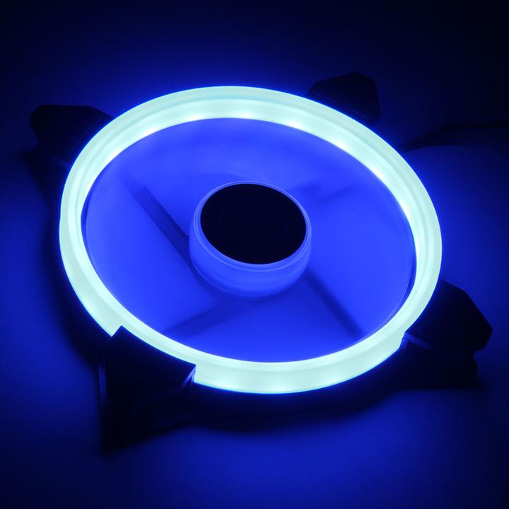 Actual product image Raijintek IRIS 14 Rainbow RGB LED fan, set of 2 incl. controller (140 mm, 2 x)