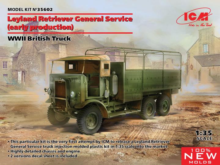 Actual product image ICM Leyland Retriever General Service (early production), WWII British Truck