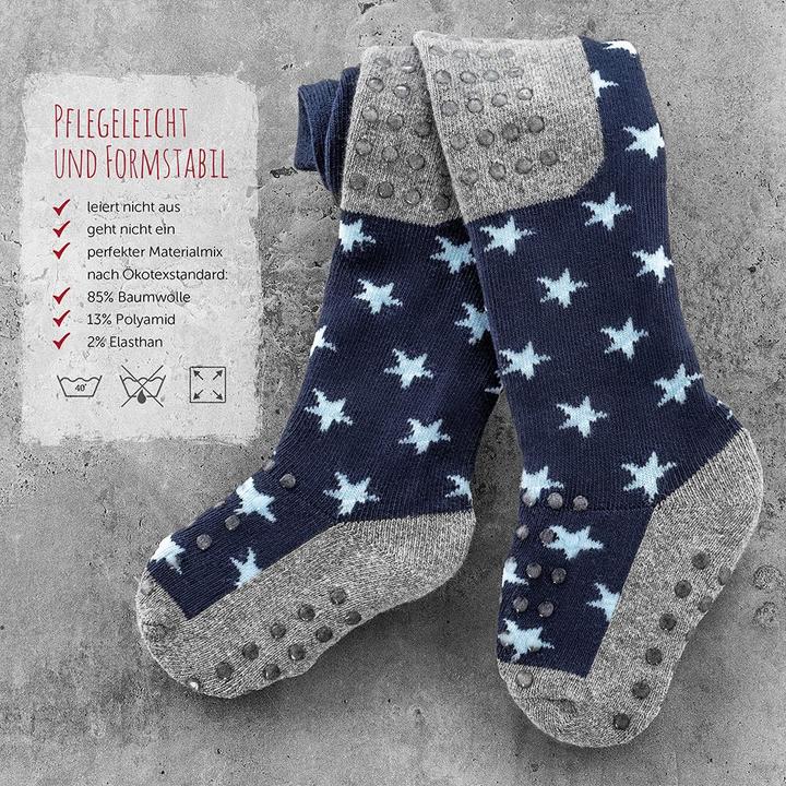 Image du produit La Loona LaLoona Collants pour bébé Collants à enfiler - Étoiles marine - (74/80)