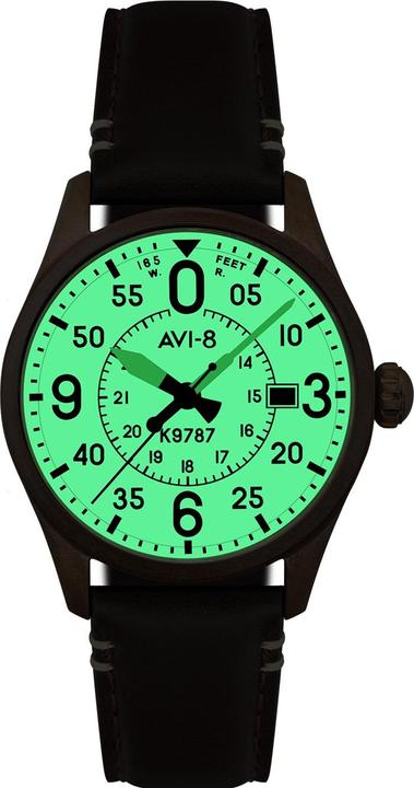 Actual product image AVI-8 AV-4090-07 (Pilot watch)