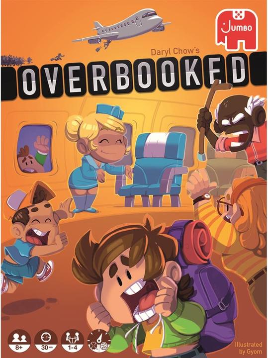 Actual product image Jumbo Overbooked (Dutch, German, French, English)