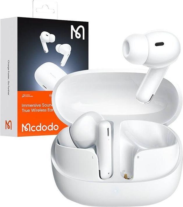 Produktbild Mcdodo HP-0040 in-ear headphones (white) (6 h, Kabelgebunden)