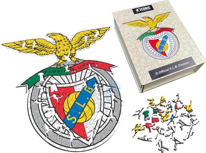 Iconic SL Benfica - Logo - Holz Puzzle Grösse M (270 Teile) (270 Teile)