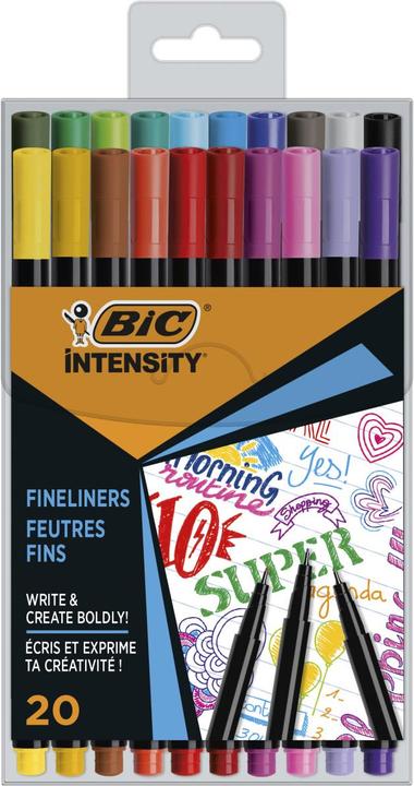 Produktbild Bic INTENSITY FINE - Feinschreiber (Mehrfarbig, 20 x)