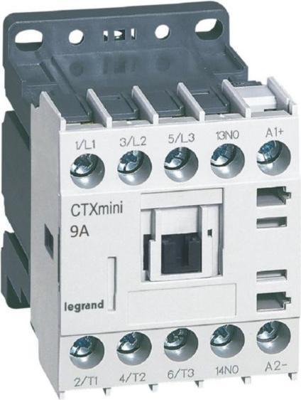 Image du produit Legrand Contacteur CTX3 MINI 3P 9A 1NO 24V DC - 417021