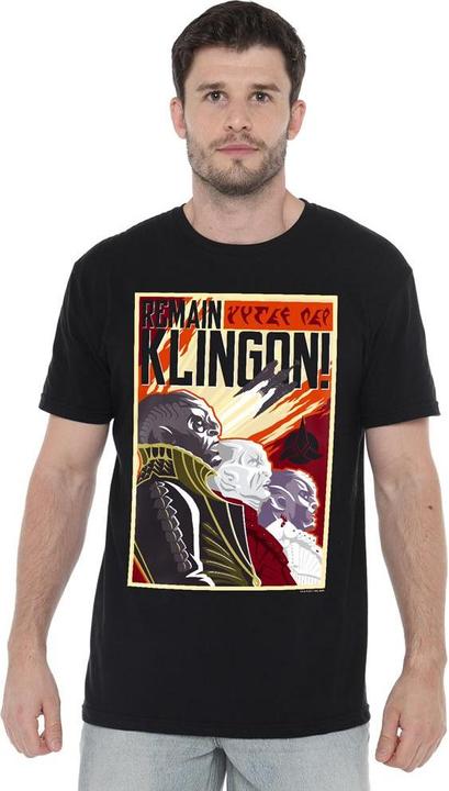 Immagine prodotto Universal Textiles Remain Klingon Maglietta Poster Uomo (5XL)