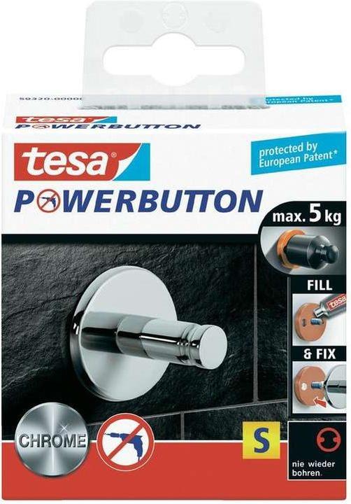 Actual product image tesa Power Button Hook