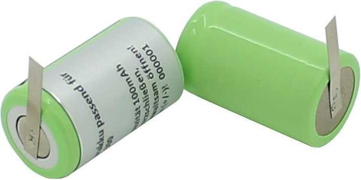 Produktbild AccuCell Rasiererakku NiMH 2,4V 1100mAh passend für Remington MS2-300 (2 Stk., 1100 mAh)