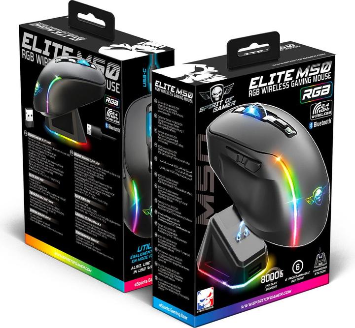 Produktbild Spirit Of Gamer S-EM50BK (Kabelgebunden)