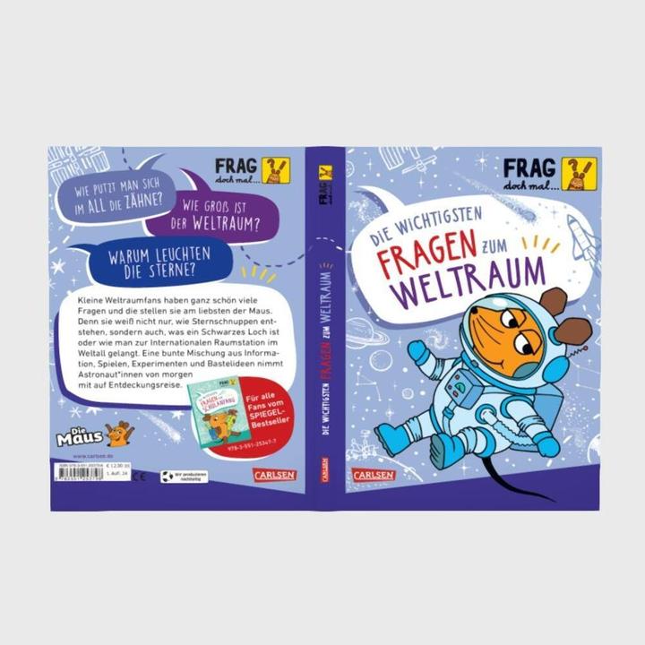 Produktbild Frag doch mal... die Maus: Die wichtigsten Fragen zum Weltraum (Deutsch, Linda Hartwig, Inka Vigh, 2024)