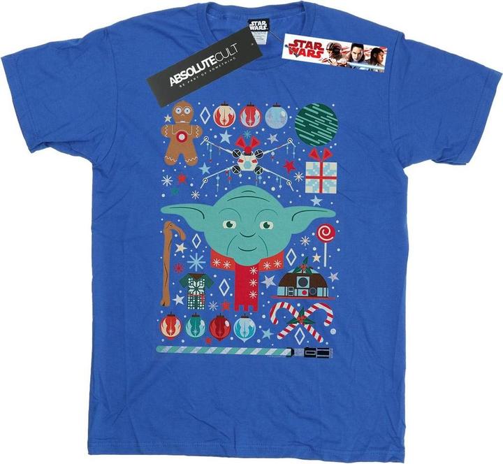 Star Wars Yoda Christmas TShirt (S)