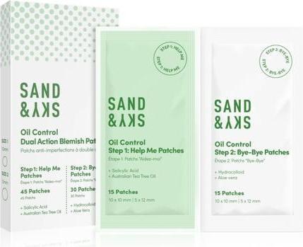Actual product image Sand & Sky Oil Control Dual Action Blemish Patches - 75 patches