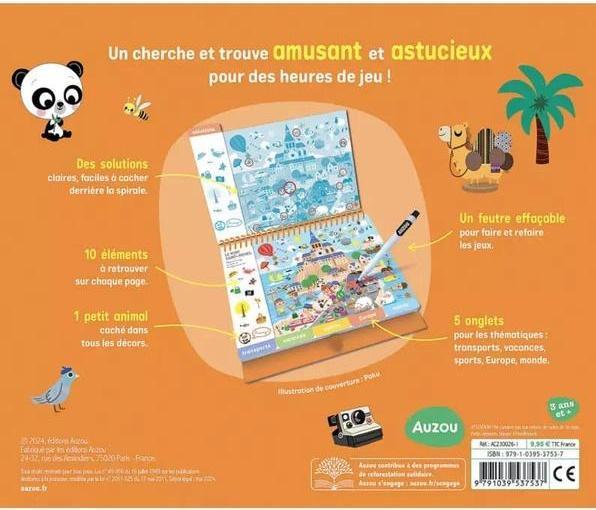 Produktbild Auzou France Cherche et trouve : en voyage (Französisch, Collectif, 2025)