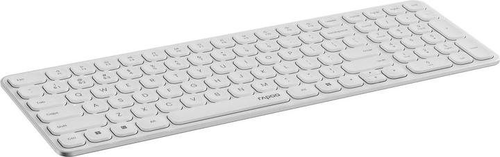 Produktbild Rapoo Kabellose ultraflache Multi-Mode-Tastatur "E9310M", Weiss, QWERTZ DE (DE, Kabellos)