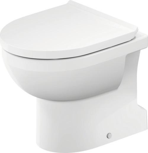 Produktbild Duravit Stand-WC DURASTYLE BASIC RIMLESS ti. 365x560mm Ab se HygieneGlaze weiss