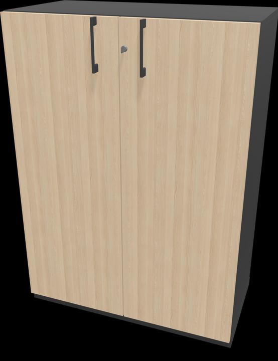 Eschendekor sandbeige mit Struktur, Dunkelgrau
